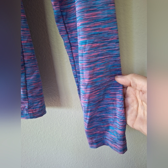 Spyder Womens Long Sleeve Lightweight Athletic Shirt Pink/Purple/Blue Size M - Picture 3 of 6